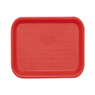 Plastový podnos 45,7 x 35,6 cm červený