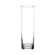 Cylindrická  váza FLORA 26 cm, čiré sklo.
