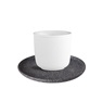 Porcelánový dvoustěnný šálek TWIST raw, 180 ml