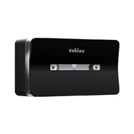 zásobník Hyginity Twin na 2 role toaletní papír se středovým odvíjením černý CF2