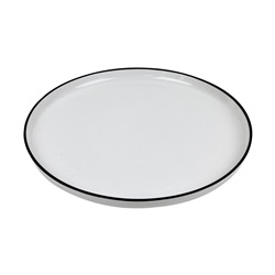 Future talíř mělký 27 cm black rim