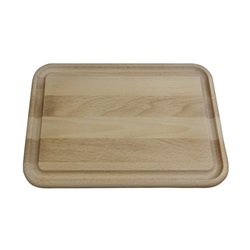 Dřevěné prkénko, 45 x 30 x 1,9 cm, s drážkou