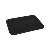 podnos 24x34 cm protiskluzový barva Olympos  černý mat